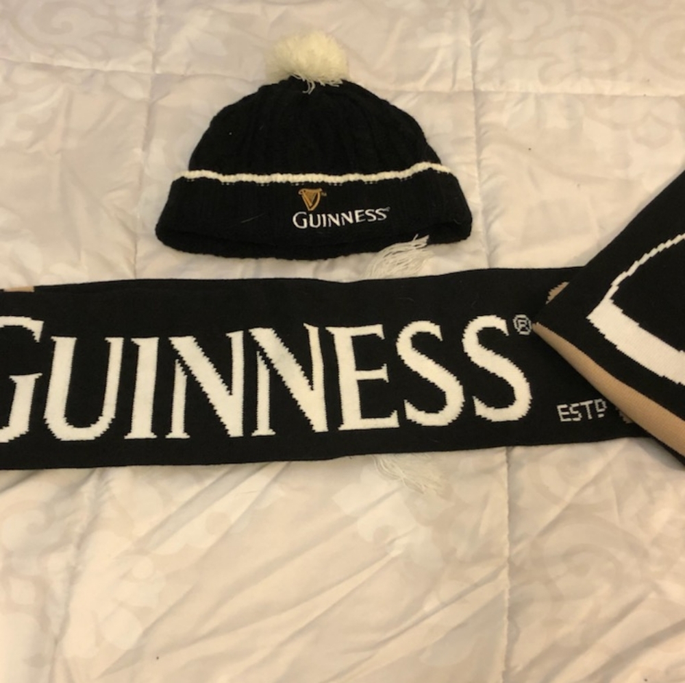 Guiness toque and Scarf